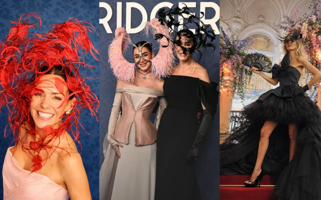 Tocados Bridgerton con Vivas carrion